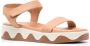 Ancient Greek Sandals Salamina sandalen met golfdetail Beige - Thumbnail 2