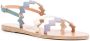 Ancient Greek Sandals Sandalen met dubbel bandje Blauw - Thumbnail 2