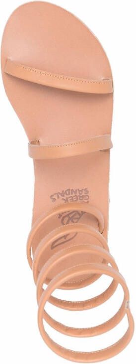 Ancient Greek Sandals Sandalen met enkelbandje Beige