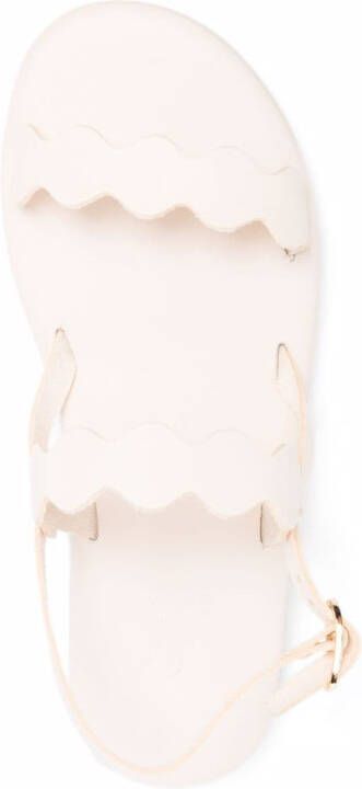 Ancient Greek Sandals Sandalen met gewelfde bandjes Beige