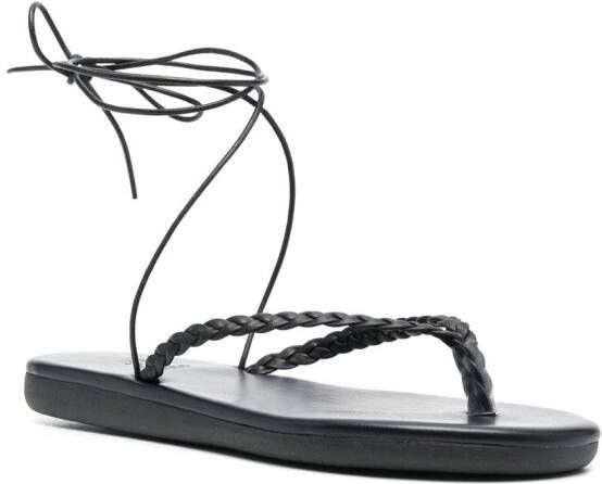 Ancient Greek Sandals Sandalen met open neus Zwart