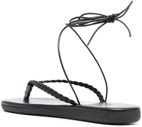 Ancient Greek Sandals Sandalen met open neus Zwart