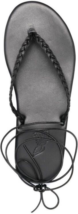Ancient Greek Sandals Sandalen met open neus Zwart