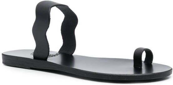 Ancient Greek Sandals Sandalen met open neus Zwart