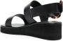 Ancient Greek Sandals 45 mm sandalen met dubbel bandje met sleehak Zwart - Thumbnail 3