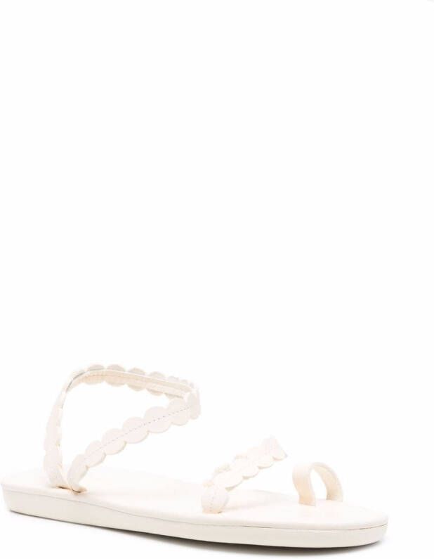 Ancient Greek Sandals Sandalen met teenbandje Beige