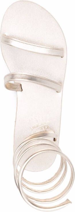 Ancient Greek Sandals Sandalen met wikkelbandjes Beige
