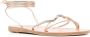 Ancient Greek Sandals Sandalen verfraaid met kristal Goud - Thumbnail 2