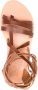 Ancient Greek Sandals Satira gladiator leren sandalen Bruin - Thumbnail 4