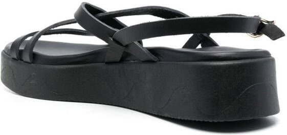 Ancient Greek Sandals Silia slingback sandalen Zwart