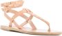 Ancient Greek Sandals studded T-bar sandals Beige - Thumbnail 2