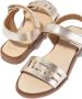 ANDANINES Sandalen met metallic-effect Goud - Thumbnail 2