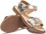 ANDANINES Sandalen met metallic-effect Goud - Thumbnail 3