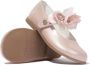 ANDANINES Leren ballerina's met bloemapplicatie Roze - Thumbnail 4
