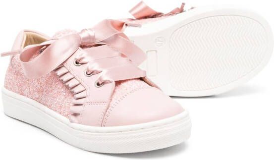 ANDANINES Leren sneakers Roze