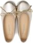 ANDANINES Metallic ballerina pumps Goud - Thumbnail 3