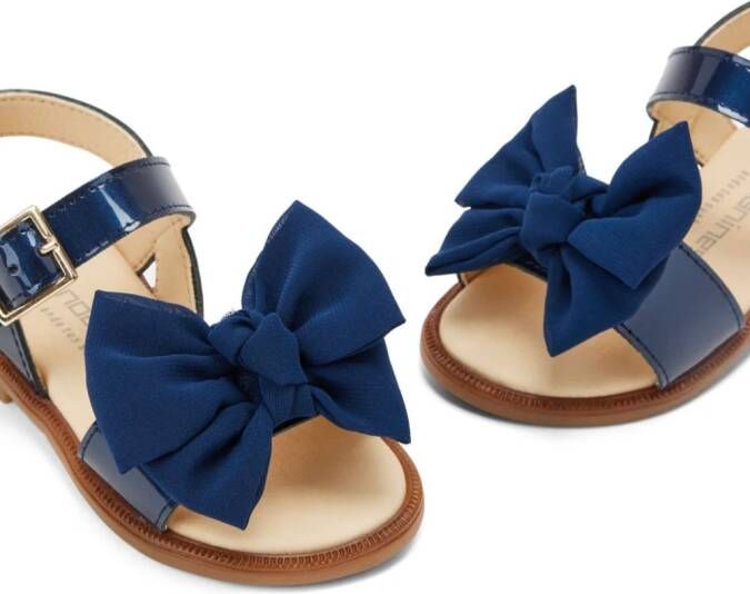 ANDANINES Sandalen met strikdetail Blauw