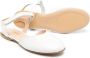 Andrea Montelpare Ballerina's met klittenband Wit - Thumbnail 2