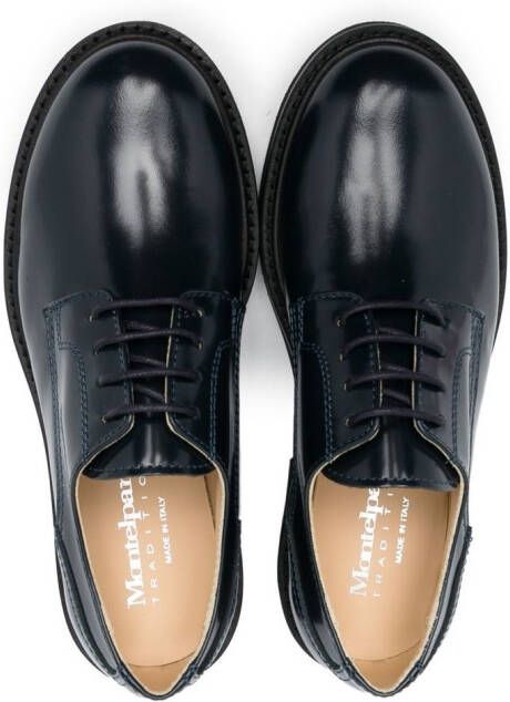 Andrea Montelpare Leren loafers Blauw