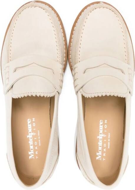 Andrea Montelpare Penny loafers Beige