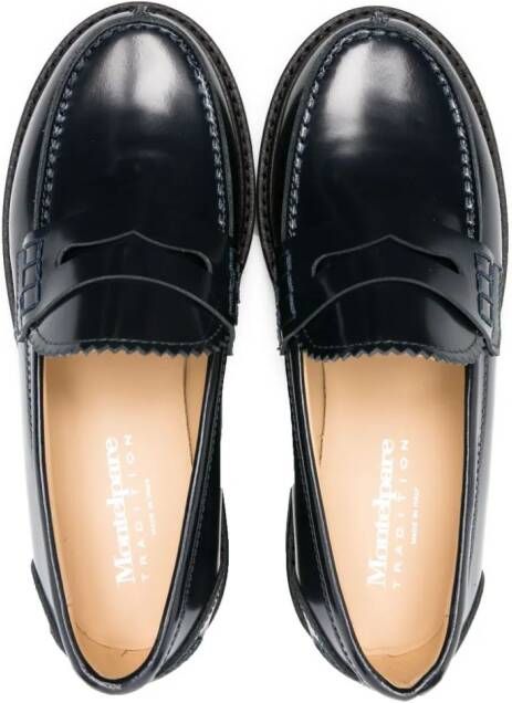 Andrea Montelpare Leren loafers Blauw