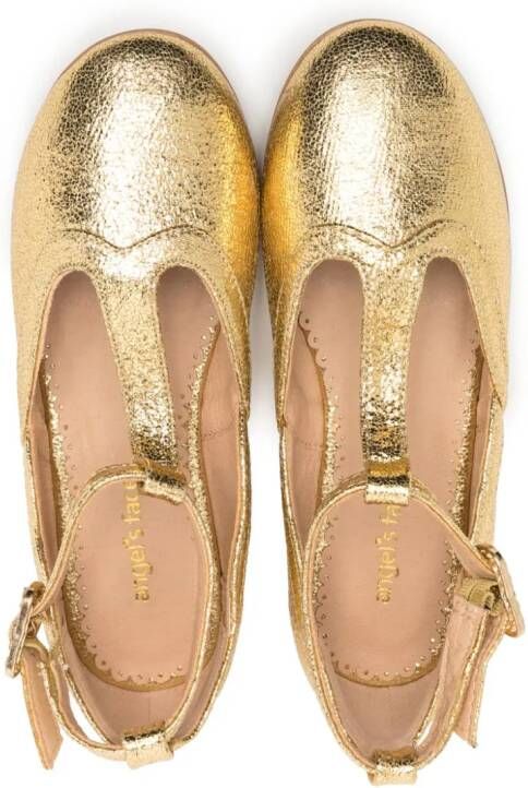 Angel's Face Ashley ballerina's van imitatieleer Goud