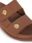 ANINE BING Ella leren slippers Bruin - Thumbnail 4