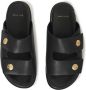 ANINE BING Ella leren slippers Zwart - Thumbnail 4