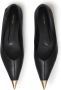 ANINE BING Nina leren ballerina's Zwart - Thumbnail 3