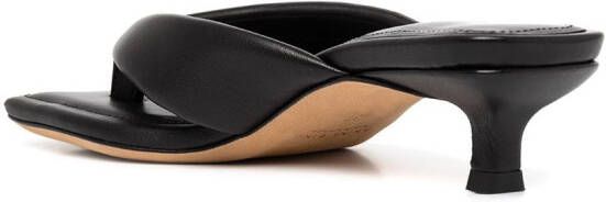 ANINE BING Viola gewatteerde sandalen Zwart