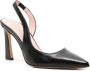 Anna F. Leren slingback pumps Zwart - Thumbnail 2