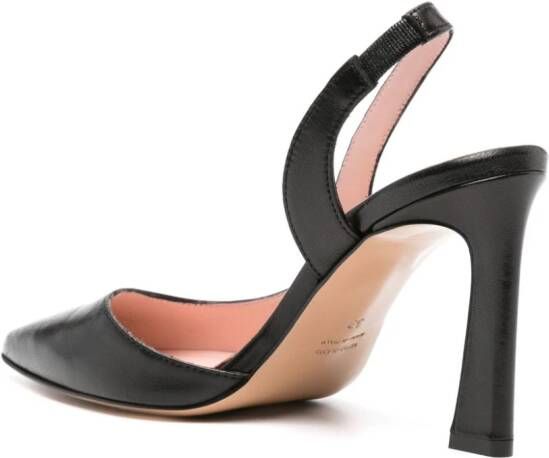 Anna F. Leren slingback pumps Zwart