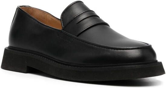 A.P.C. Leren loafers Zwart