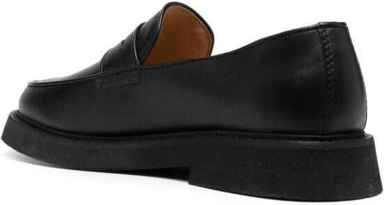 A.P.C. Leren loafers Zwart
