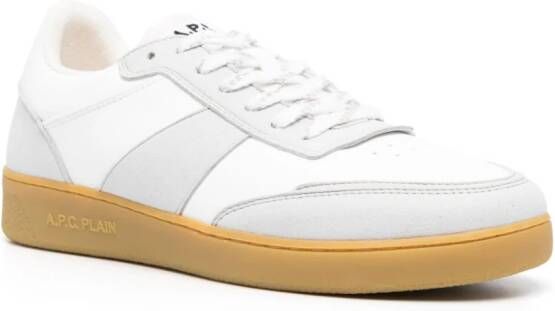 A.P.C. Sneakers met logoprint Wit