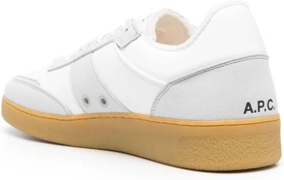 A.P.C. Sneakers met logoprint Wit