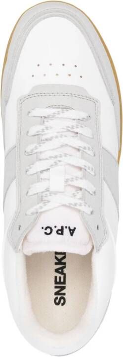 A.P.C. Sneakers met logoprint Wit