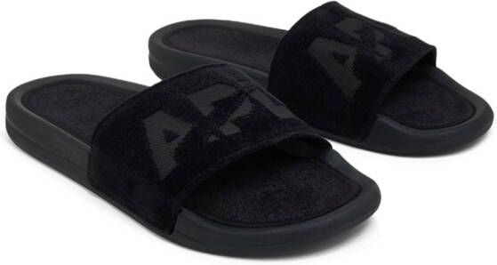 APL: ATHLETIC PROPULSION LABS Slippers met logo-reliëf Zwart