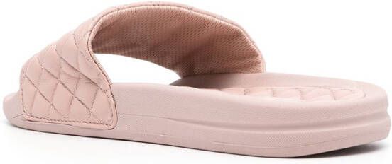 APL: ATHLETIC PROPULSION LABS Lusso gewatteerde slippers Roze