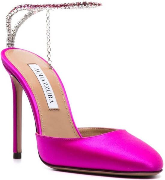 Aquazzura Pumps verfraaid met kristallen Roze