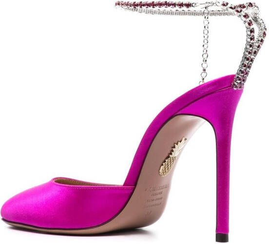 Aquazzura Pumps verfraaid met kristallen Roze