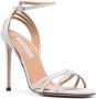Aquazzura Glitter sandalen Zilver - Thumbnail 2