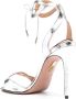 Aquazzura Leren sandalen Zilver - Thumbnail 3