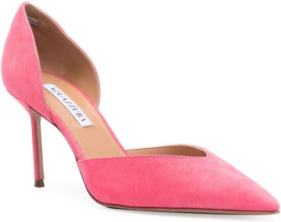 Aquazzura Pumps met puntige neus Roze