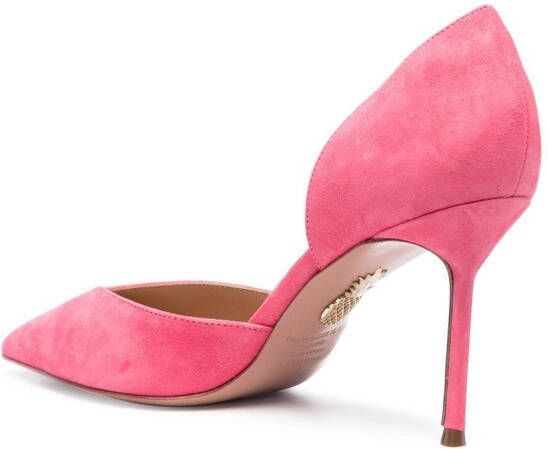 Aquazzura Pumps met puntige neus Roze