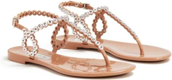 Aquazzura Almost Bare sandalen verfraaid met kristallen Roze