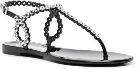 Aquazzura Almost Bare sandalen verfraaid met ringlets Zwart