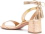 Aquazzura Alu 50mm metallic sandalen Goud - Thumbnail 3