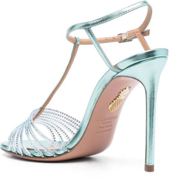 Aquazzura Amore Mio sandalen Blauw