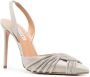 Aquazzura Aqua Gatsby leren pumps Zilver - Thumbnail 2